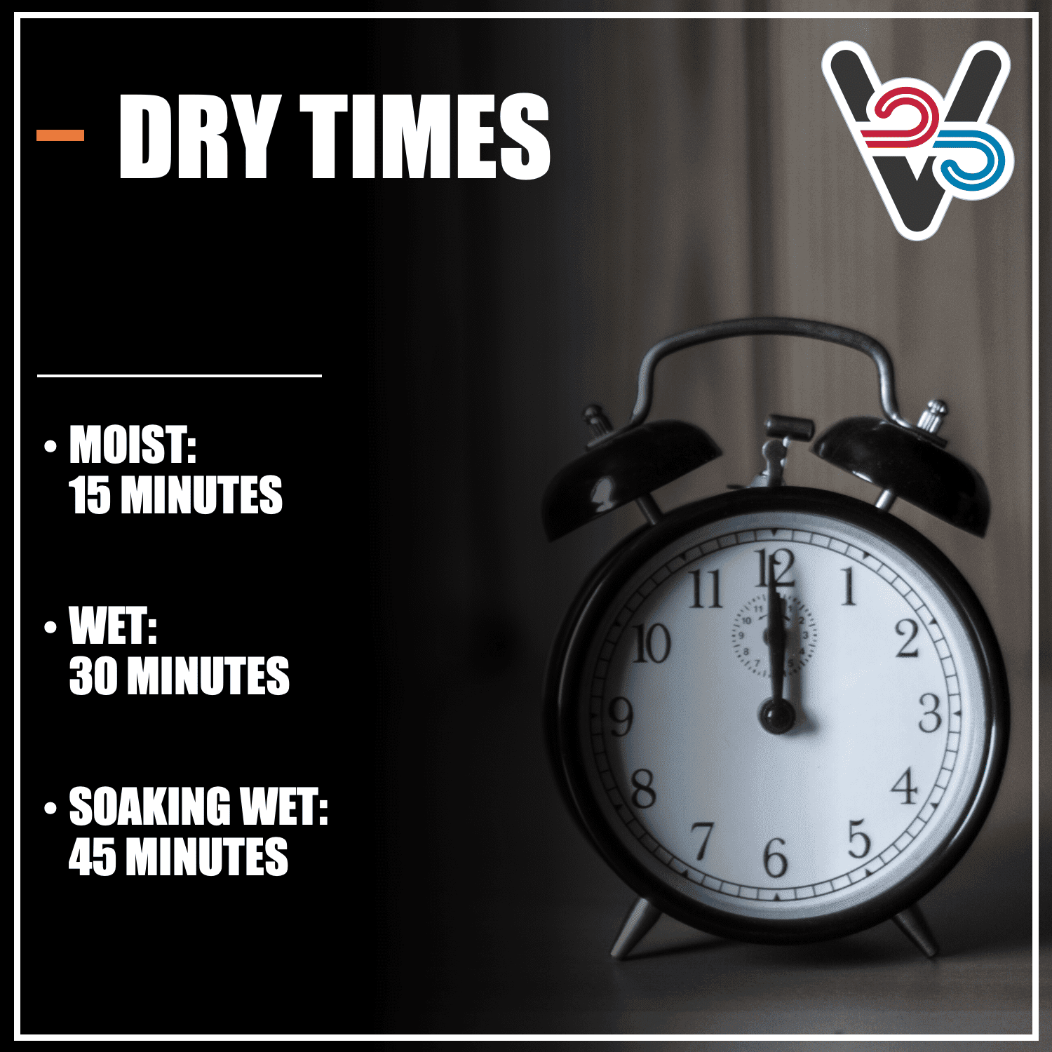 FASTEST DRY TIMES Fastest Dry times